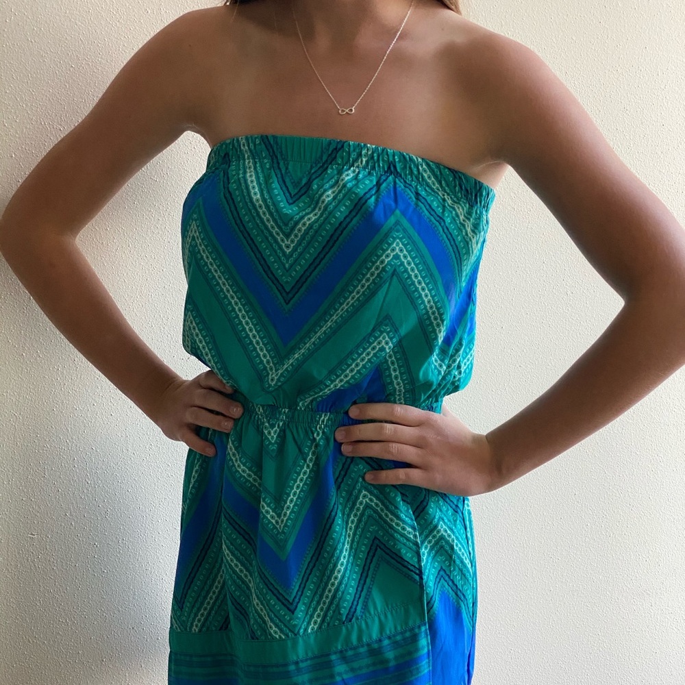 Strapless sundress